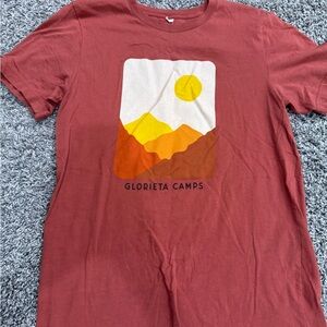 Gildan Red Short Sleeve Tee with Graphic ( Glorieta camp)